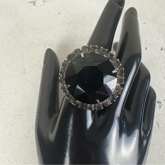 Black Statement Ring - Picture 5 of 6